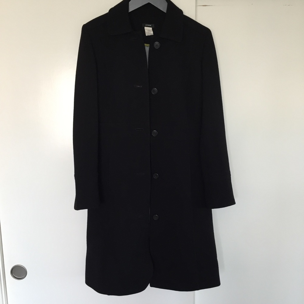 J.Crew black Lady Day coat